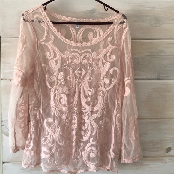 Express‎ Lace Top - Picture 1 of 6